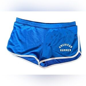 XL blue American summer target universal thread lounge pj cover up shorts NWOT